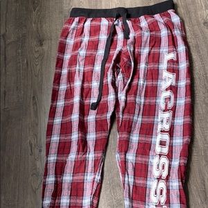 Lacrosse plaid pajama joggers